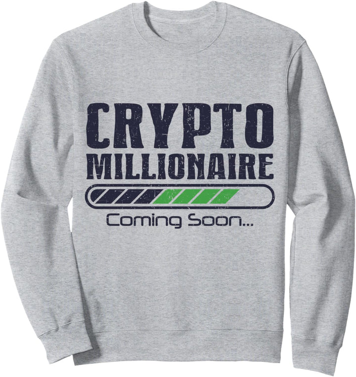 Bitcoin Crypto Lustige Krypto Währungsblockkette Sweatshirt