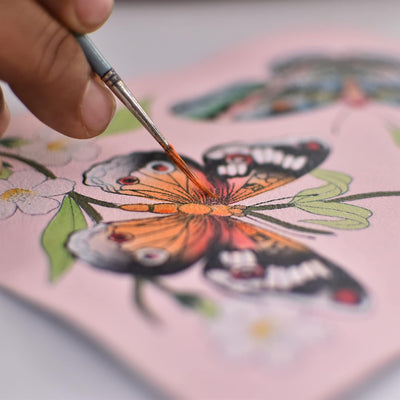 Anuschka Damen Credit Card Case Kartenhalter Einheitsgrösse Butterfly Melody, Einheitsgrösse Butterf
