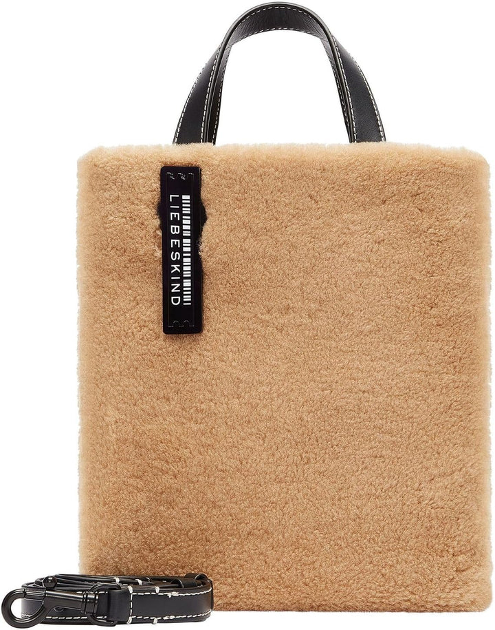 Liebeskind Damen Paperbag S Tote Dark Clay, Dark Clay