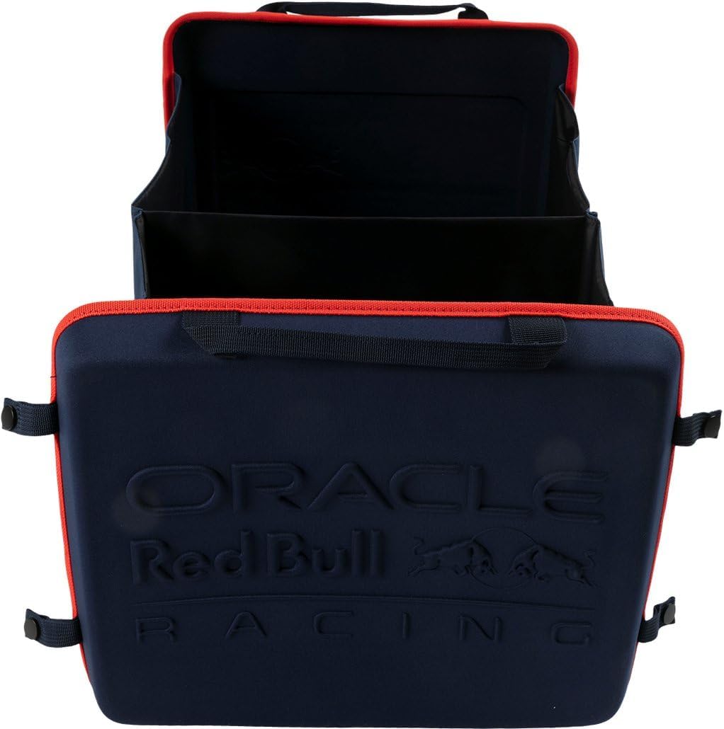 RED BULL Organizer per Bagagliaio Auto Design Sportivo Nero/Rosso, Pieghevole e Resistente