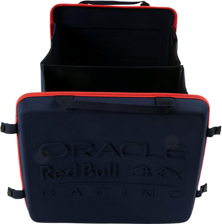 RED BULL Organizer per Bagagliaio Auto Design Sportivo Nero/Rosso, Pieghevole e Resistente