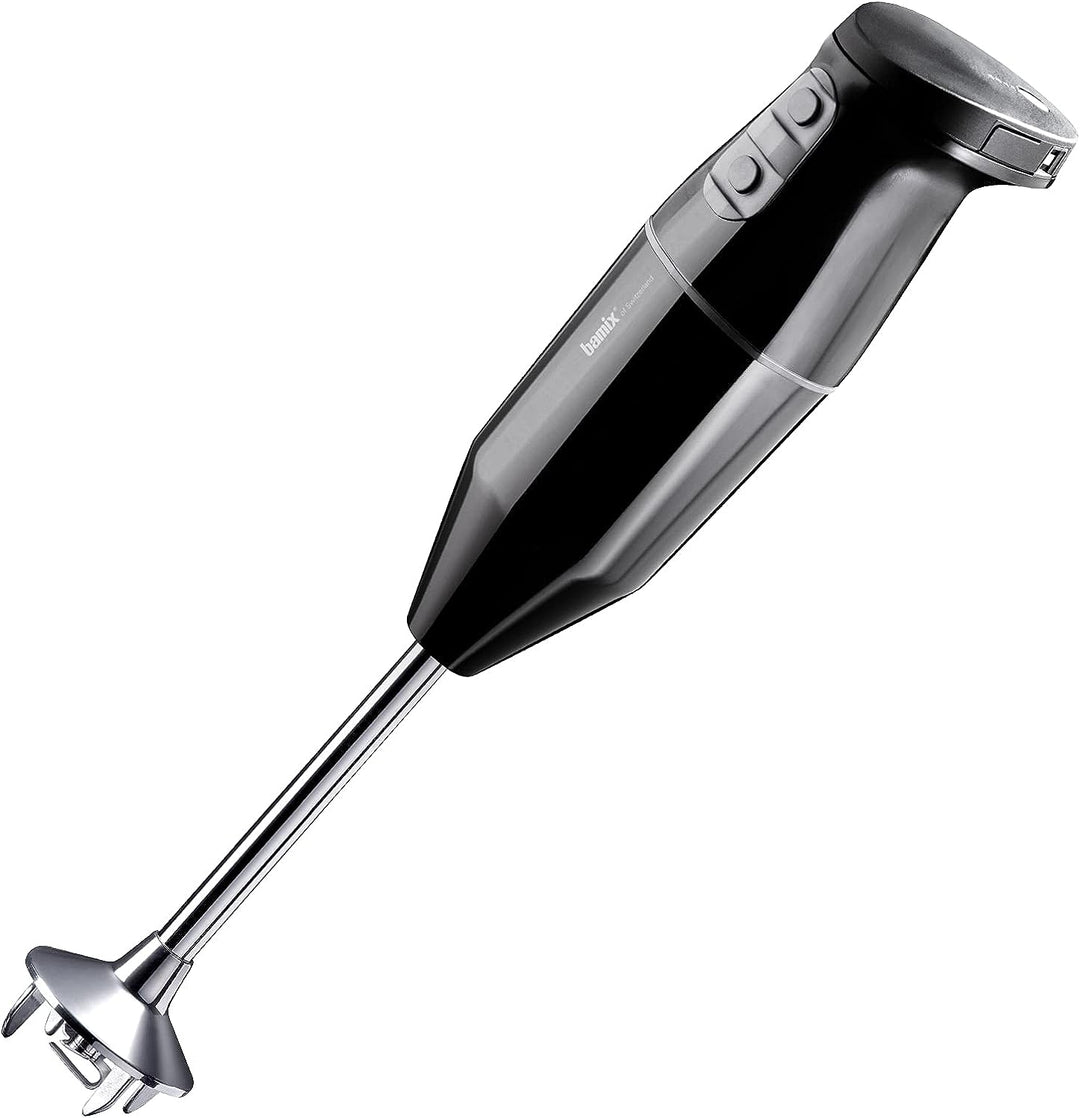 bamix Stabmixer Set cordless PLUS kabelloses, inkl. Multi, Quirl, Schlagscheibe aus Edelstahl, 250 W