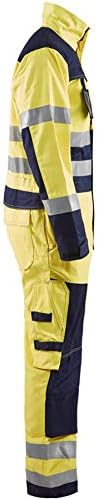 Blaklader 63781514 MULTINORM-OVERALLS, Gelb/Marine, grootte C54, C54