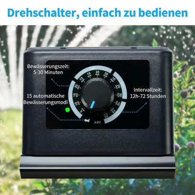 Briidea Solar Bewässerungssystem, Garten Bewässerungssystem, Solarenergie, Mit 30 Fuss (9,14 Meter)