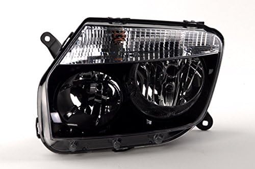 Johns, Scheinwerfer Satz passend für Dacia Duster Scheinwerf.satz Set schwarzer H7/H1 li. re. ab 04/