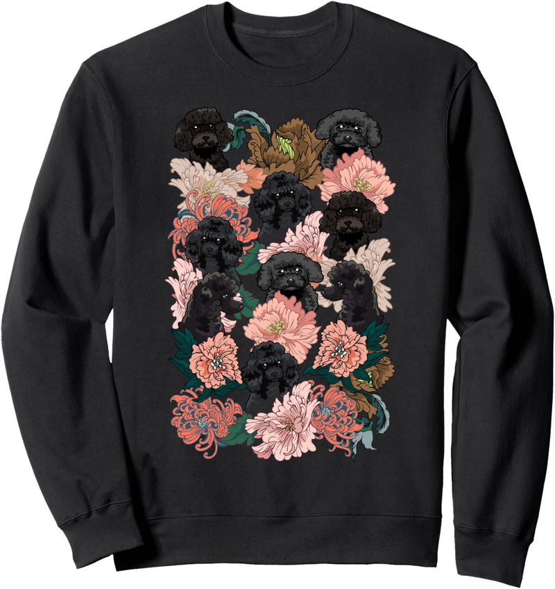 Because Black Poodle Sweatshirt