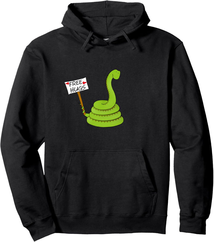 Free hugs! Lustiges Boa Constrictor Python Reptile Snake Pun Pullover Hoodie