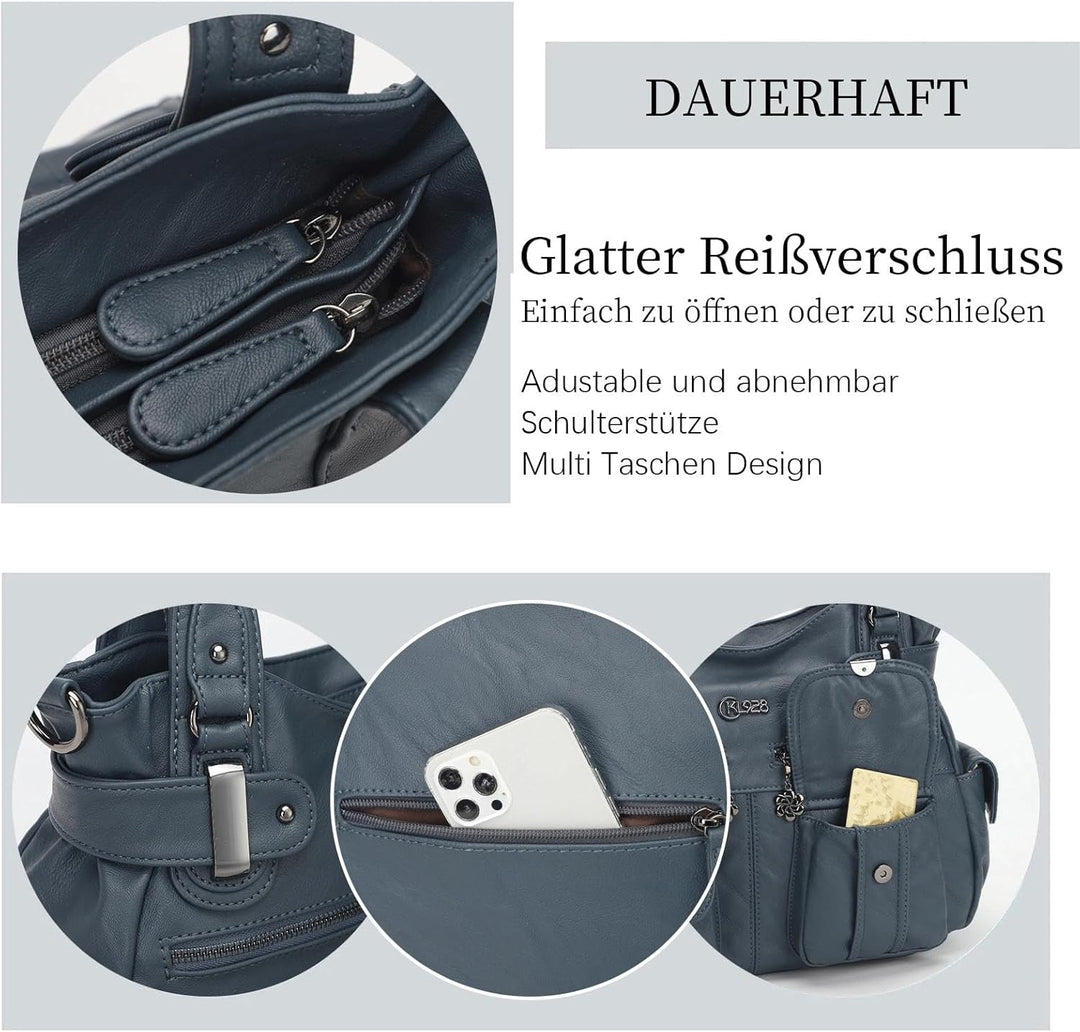 KL928 Tasche Damen Handtasche Umhängetaschen Damenhandtasche Schultertasche Lederhandtasche elegante