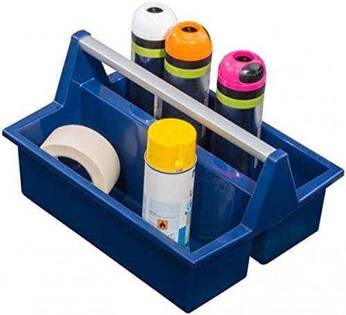 McPlus Carry >P< 40, blau, PP, Mehrzweck-Tragekasten, Zimmermanns-Tragekasten