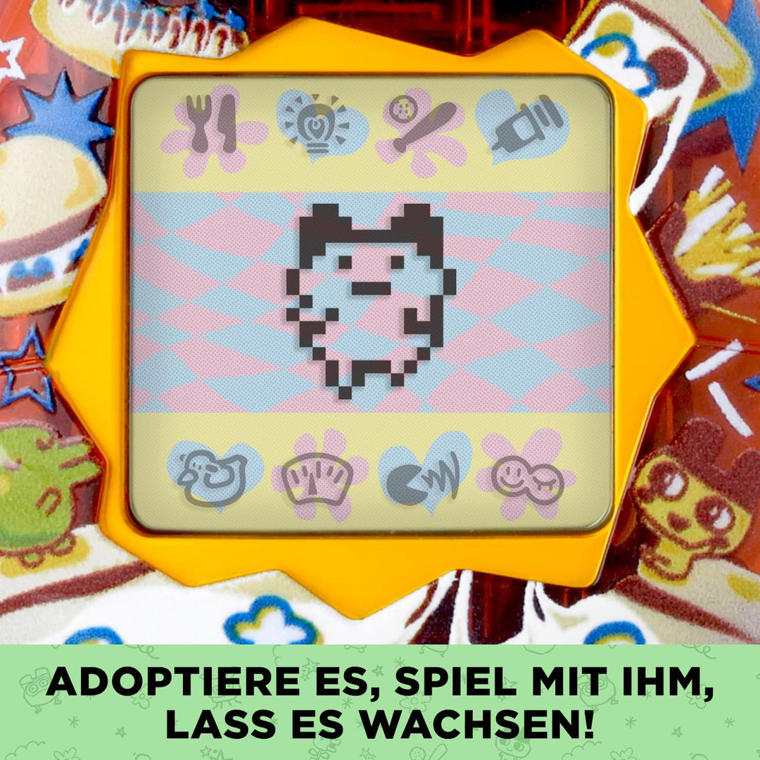 Bandai – Tamagotchi Original – Yummy – Elektronisches Virtuelles Haustier mit LCD‑Bildschirm auf Deu