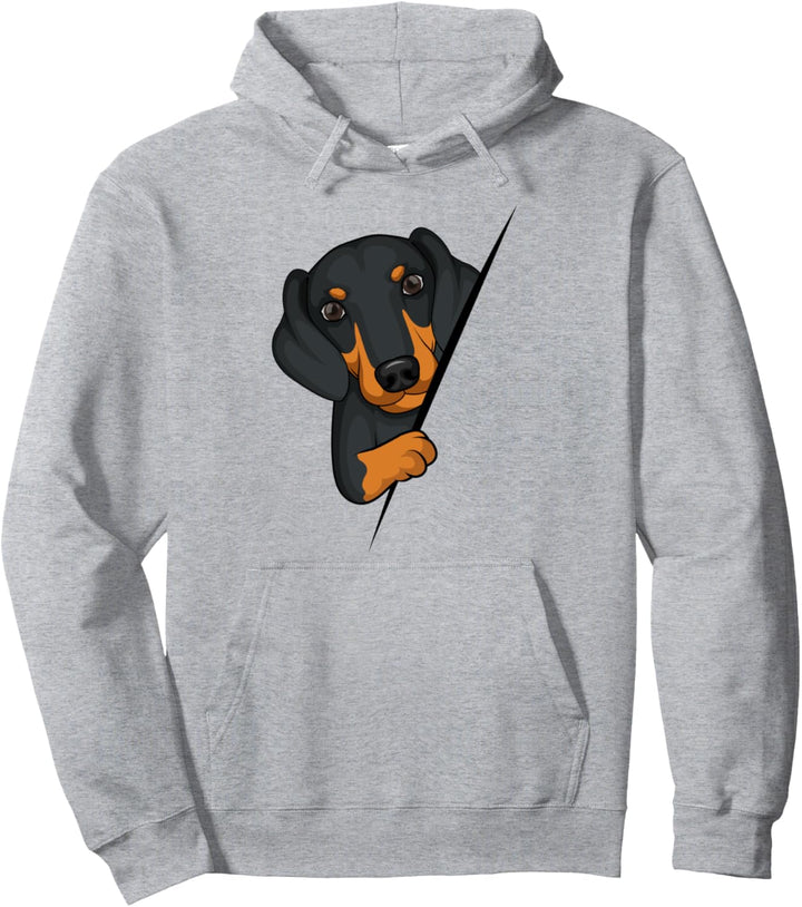 Dackel Dachshund Teckel Kinder Damen Pullover Hoodie