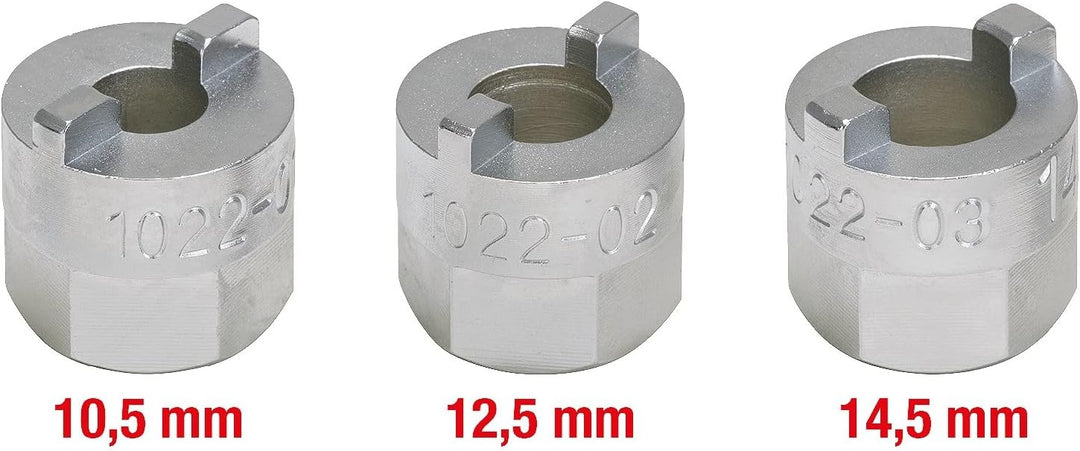 KS Tools 150.9410 Spezial Nutmuttern-Schlüssel-Satz für VAG, 3-tlg.