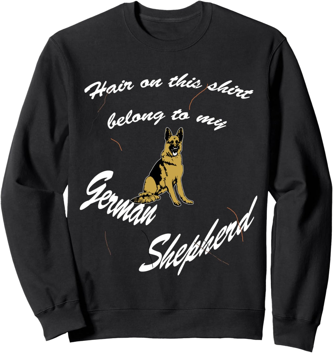 Haare auf dem Shirt gehören zu meinem deutschen Schäferhund Sweatshirt
