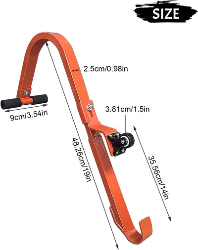 Dachleiter, Leiter Dachhaken, Leiter-Stabilisator mit Rädern, Universal Leiter Verlängerung, Tragfäh