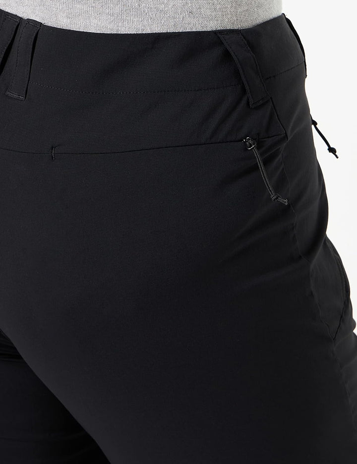 Jack Wolfskin Damen Glastal Zip Off Pants Wanderhose, Schwarz, 44 EU