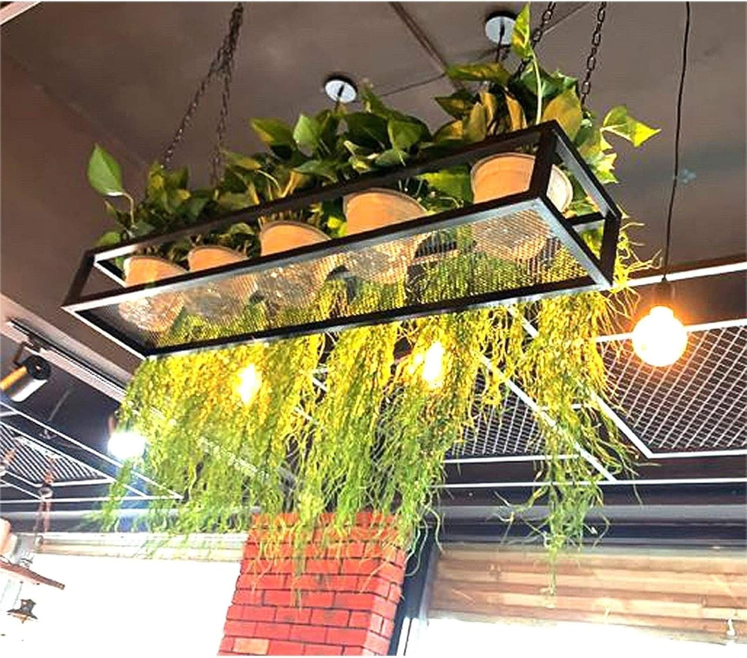 WYFZT Deckenregal Hängend Küche kücheninsel Pot Pan Rack Hängende Regale Kreative Decken-blumenständ