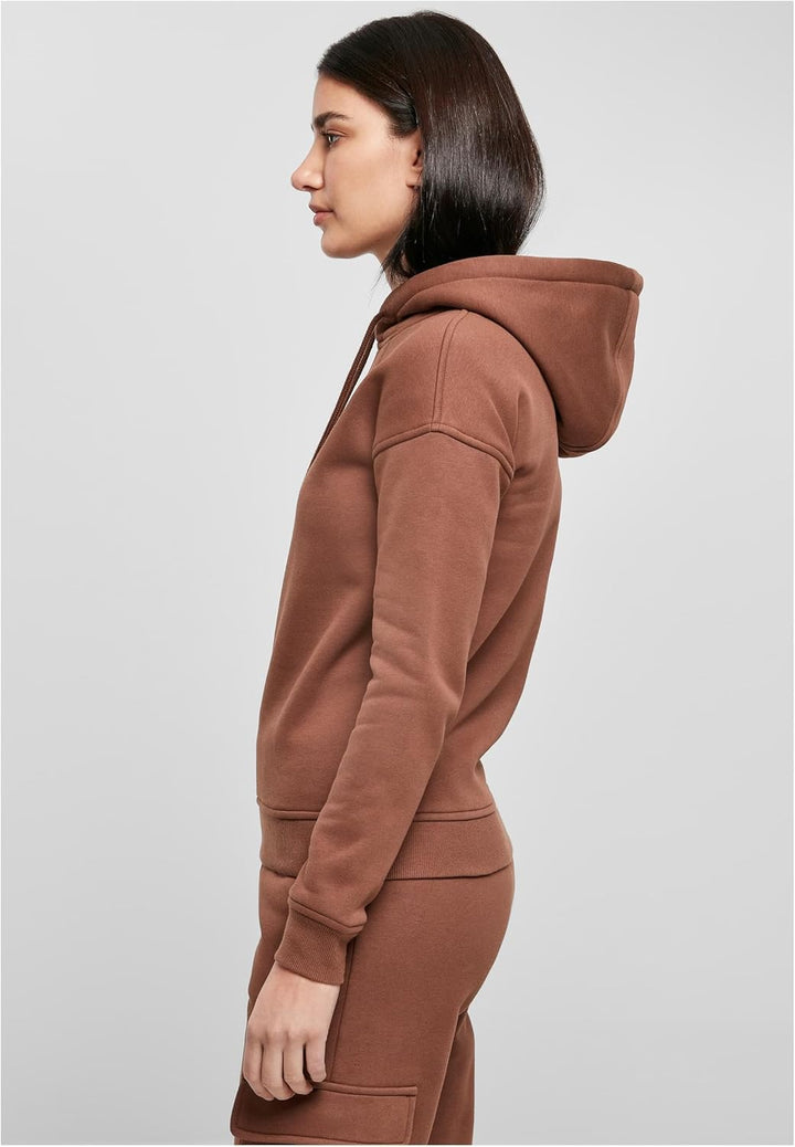 Urban Classics Damen Ladies Organic Hoody Kapuzenpullover XS Bark, XS Bark