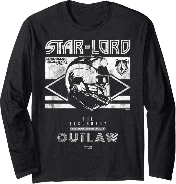 Marvel Star-Lord Guardians of Galaxy 2 Legend Langarmshirt