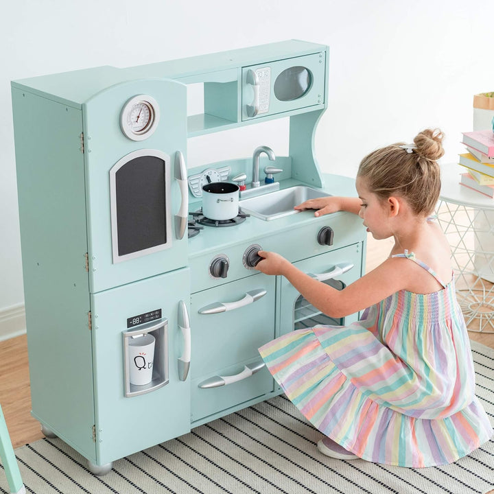 Minze Kinderküche Spielküche Kinderspielküche Holzküche Teamson Kids TD-11414M grün, grün