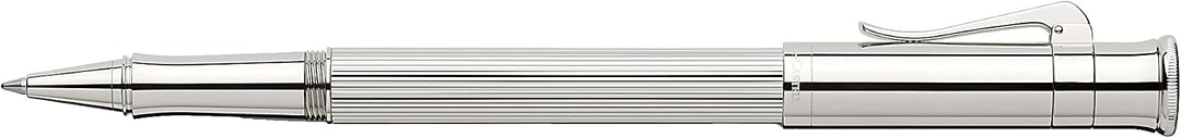 Graf von Faber-Castell - Tintenroller Classic Platiniert | Vollständig platiniert mit massivem Feder