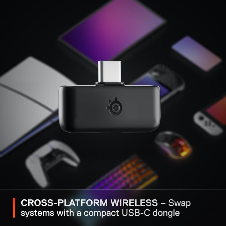 SteelSeries Arctis Nova 5 Wireless Multi-System Gaming Headset — Neodym-Magnettreiber — 100+ Audio-V