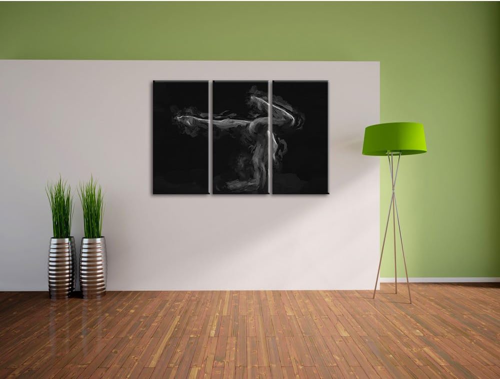 Pixxprint sexy Körper Einer Jungen Frau als Leinwandbild/Grösse: 3 Teilig (120x80 cm) cm/Wandbild/Ku