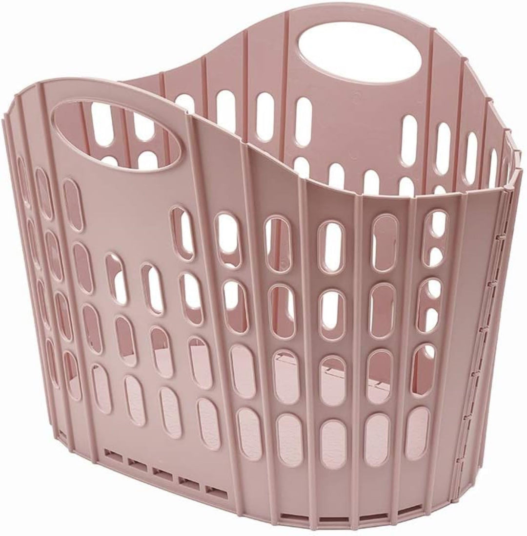 Addis Wäschekorb, zusammenklappbar, einfach zu verstauen, Pink, 38 l 38 Litre Rose Einzelbett, 38 Li