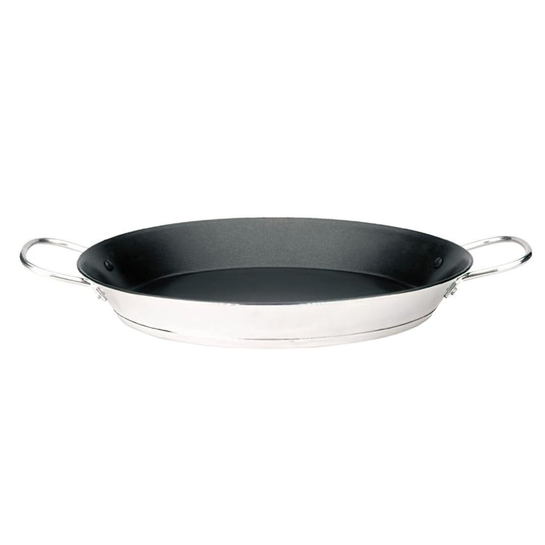 IBILI - Paella-Pfanne Bistrot, 34 cm, Edelstahl, Anti-Haft, 6 Portionen, geeignet für Induktion 180