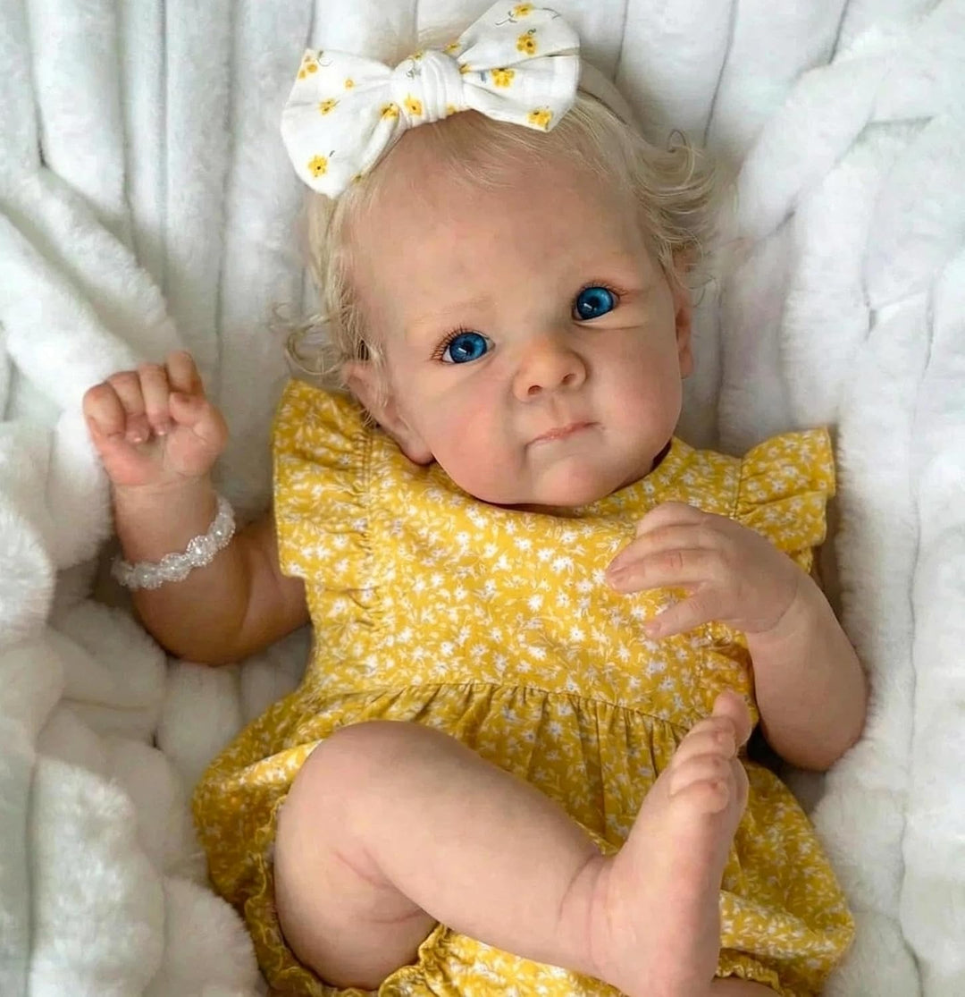 Zero pam Reborn Baby Mädchen-48CM Reborn Baby Vollsilikon Lebensecht,Lebensechte Babypuppen Wie Echt