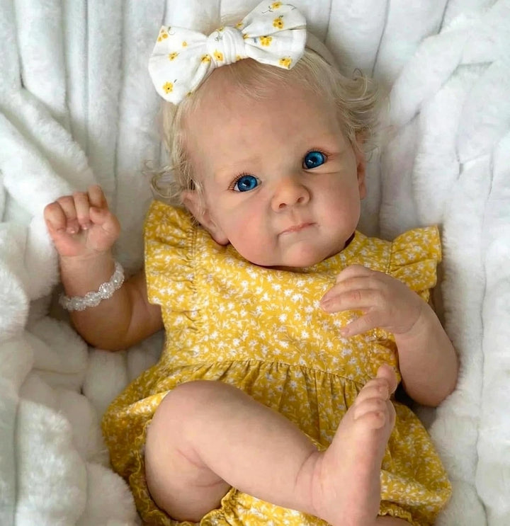 Zero pam Reborn Baby Mädchen-48CM Reborn Baby Vollsilikon Lebensecht,Lebensechte Babypuppen Wie Echt