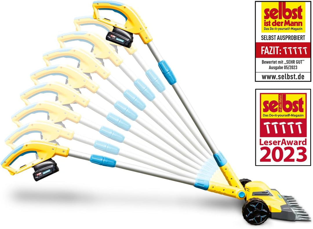 GLORIA Akku Rasen-und Kantenschneider FineCut 18V Set - Ergänzung für Mähroboter | Akku Rasenmäher/R