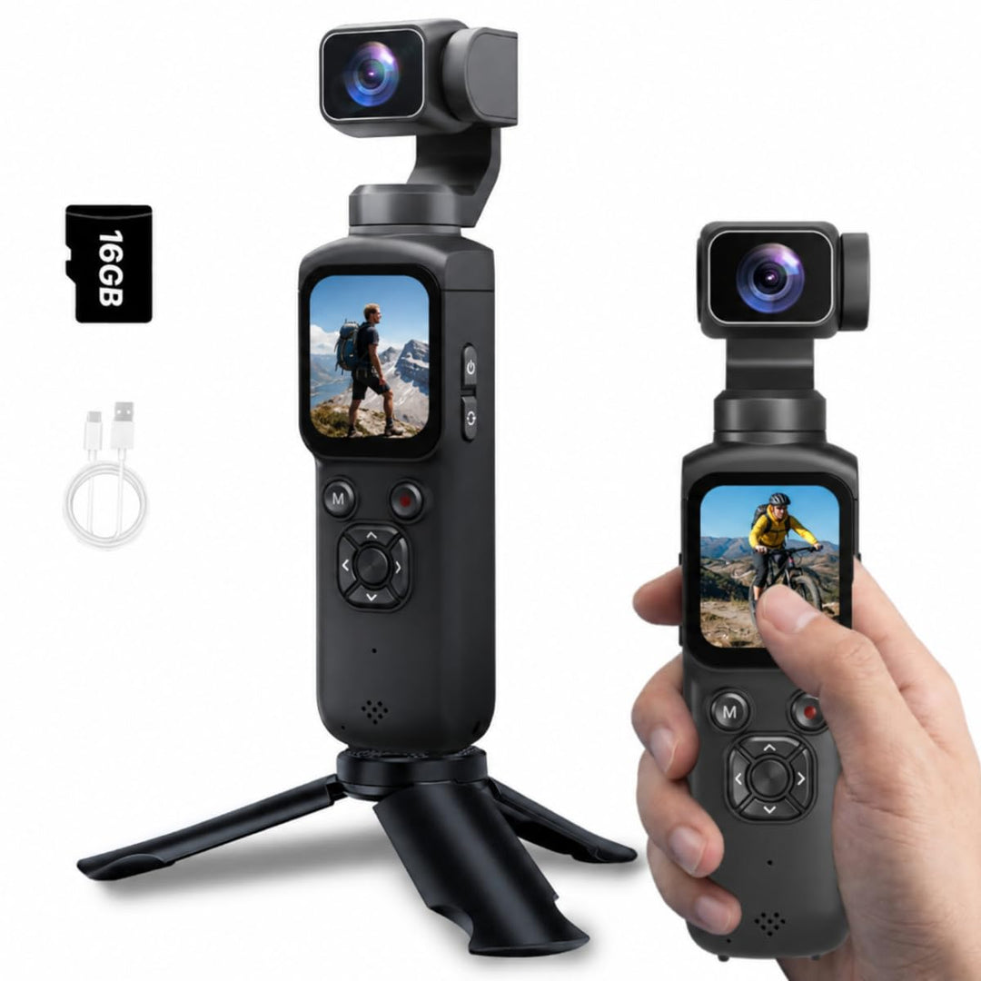 Vlog Kamera 4K WLAN 75MP Vlogging Kamera, 1.72'' Touchscreen, schnelles Scharfstellen, Gesichtsverfo
