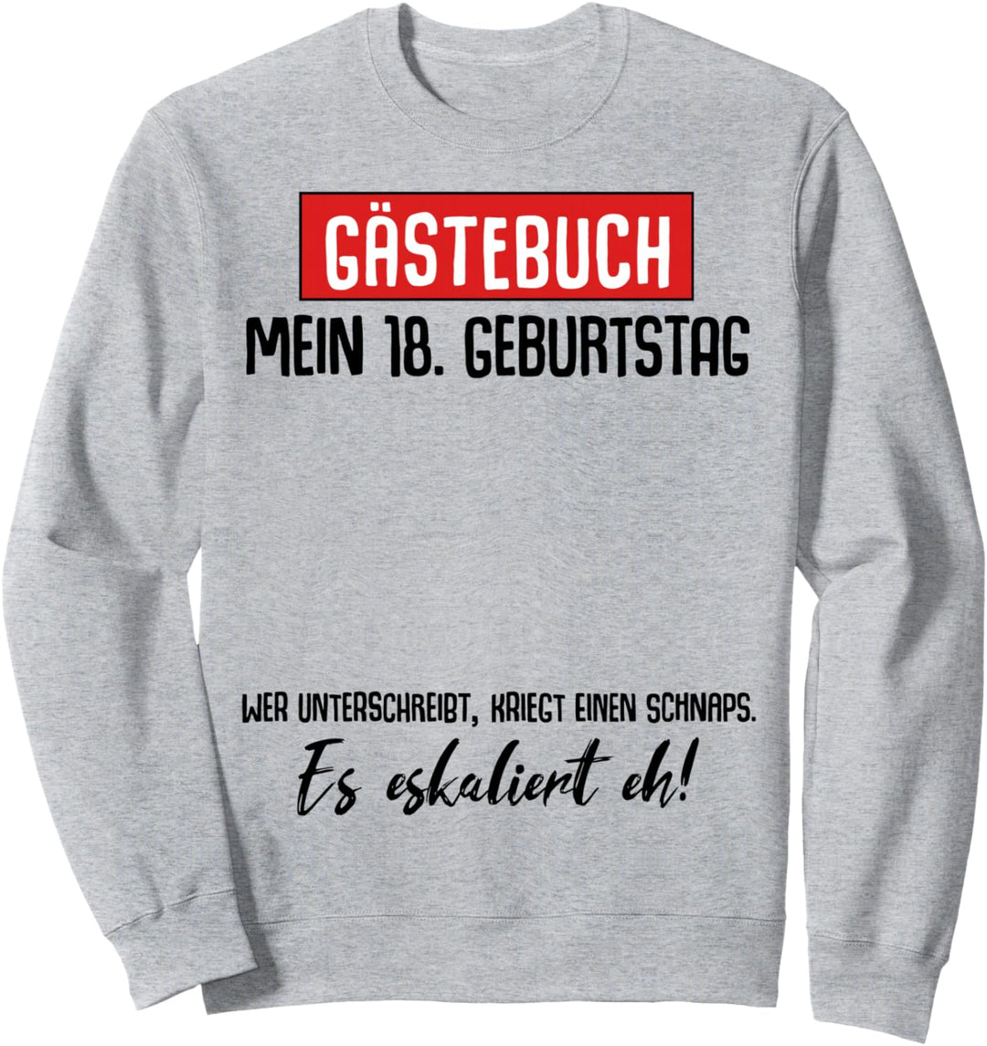18. Geburtstag Junge Mädchen 18 Jahre 2006 Lustig Geschenk Sweatshirt
