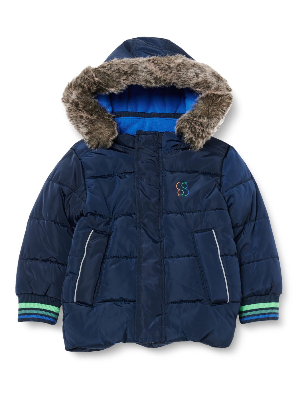 s.Oliver Jungen 10.1.14.16.160.2130792 Outdoor Jacke 98 Blau, 98 Blau