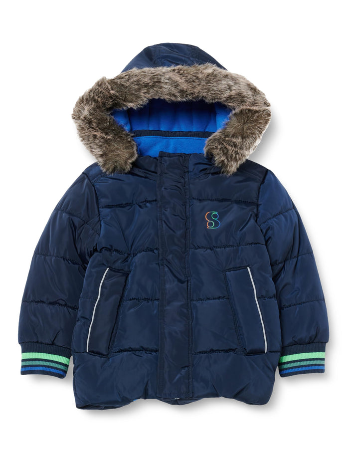s.Oliver Jungen 10.1.14.16.160.2130792 Outdoor Jacke 98 Blau, 98 Blau