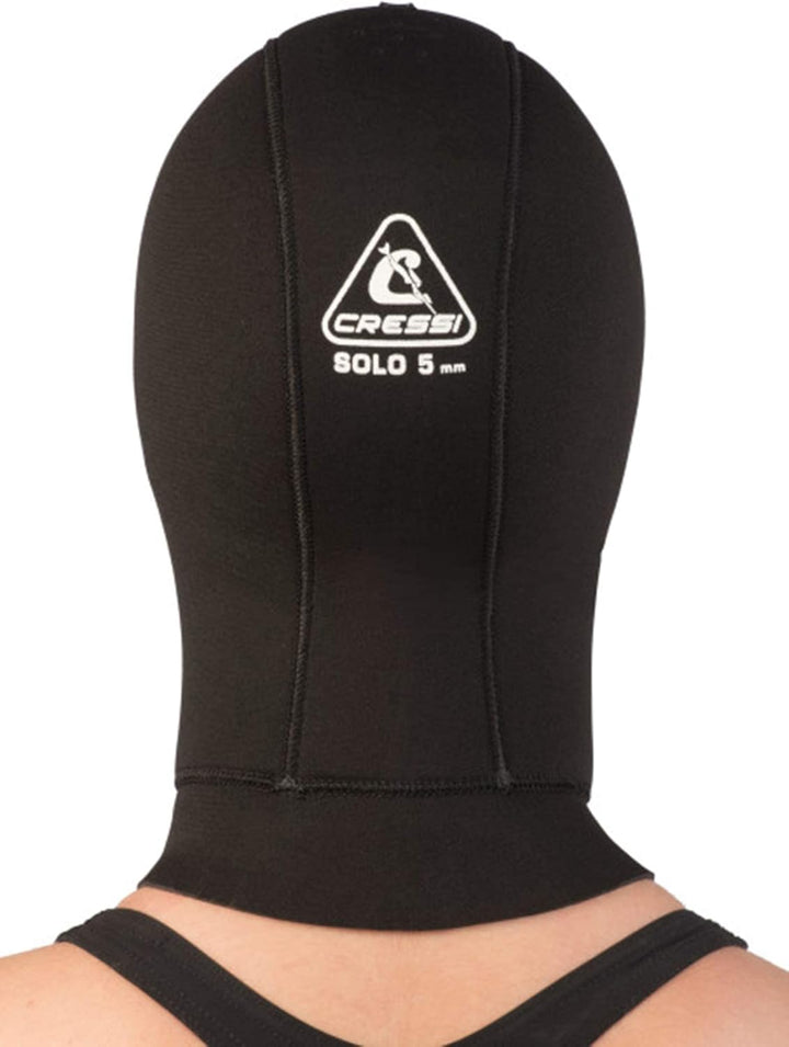 Cressi Solo Hood 5mm Neopren Kapuze klein schwarz Schwarz S, Schwarz S