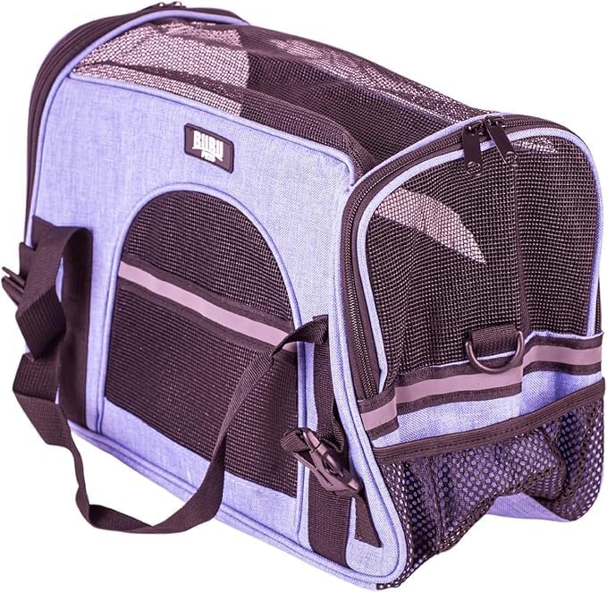 Quibropets Bubupets Transportbox für Haustiere, Transportbox für Hunde und Katzen, robust und bequem