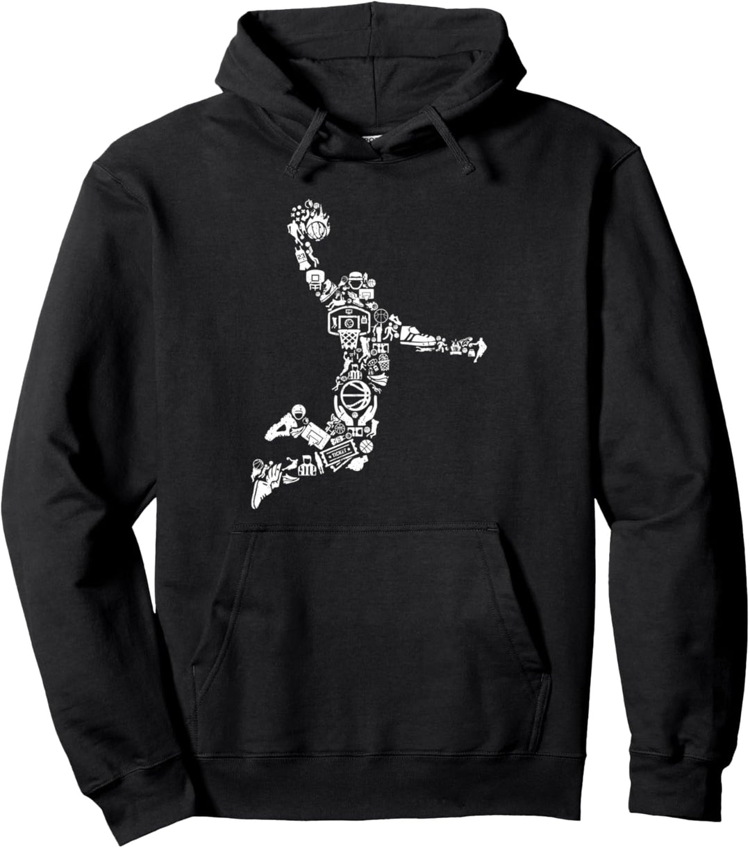 Basketballspieler Fans Trainer Pullover Hoodie