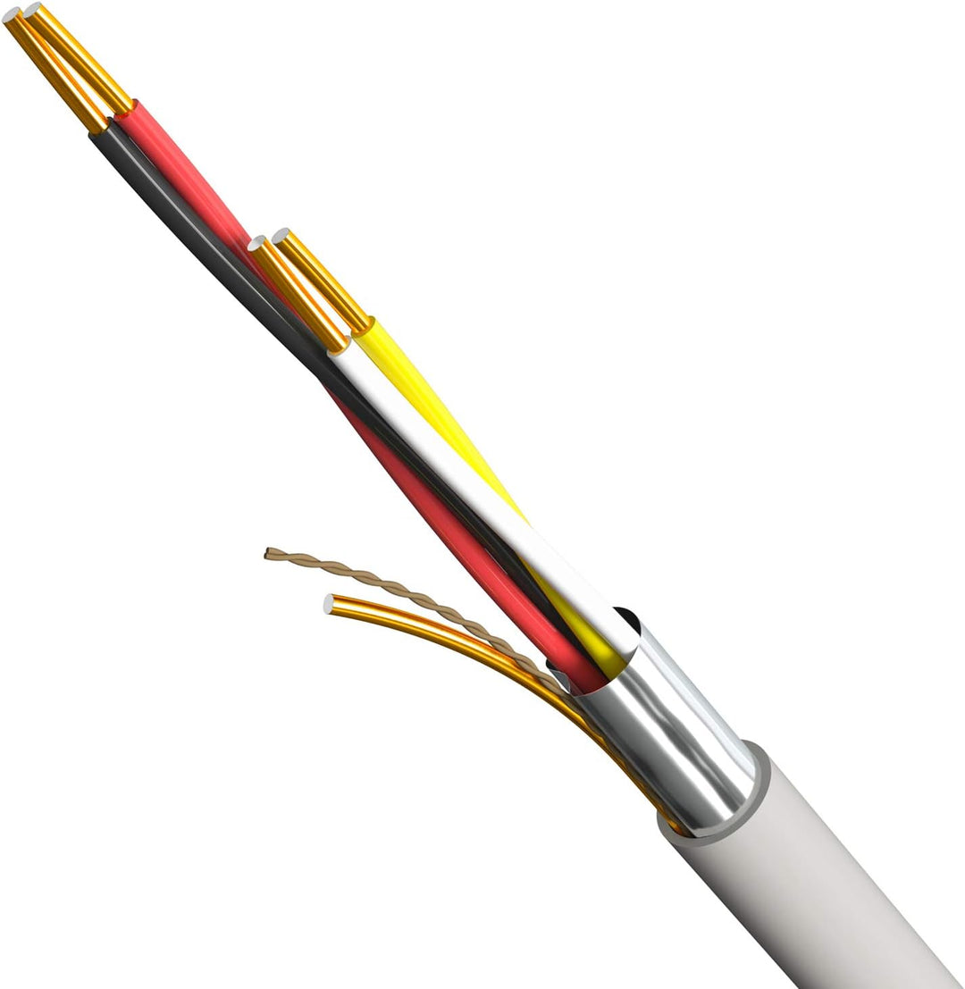 HB Digital Telefonkabel 100m 2 x 2 x 0,6 J-Y(ST) Y Verlegekabel JYSTY 4 Adern Telefonleitung 100m 2