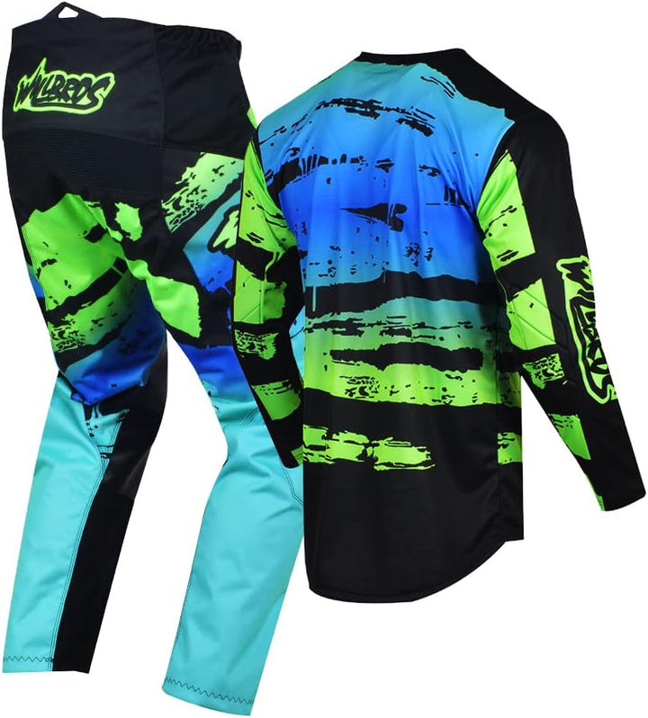 Motocross Jersey Hose Kombination Männer Frauen Motorrad MX Reitausrüstungsset Radfahren Offroad Dre