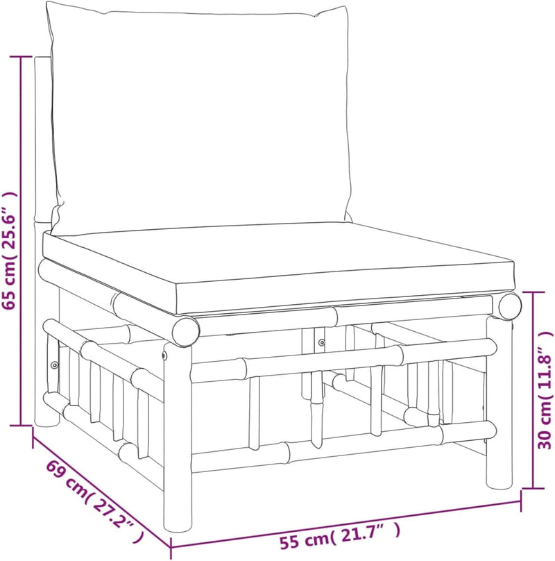 Tidyard 3-TLG. Garten Lounge Sofa, Balkonlounge, Terrassensofa, Garten Sitzgruppe, Outdoor Sofa, Gar