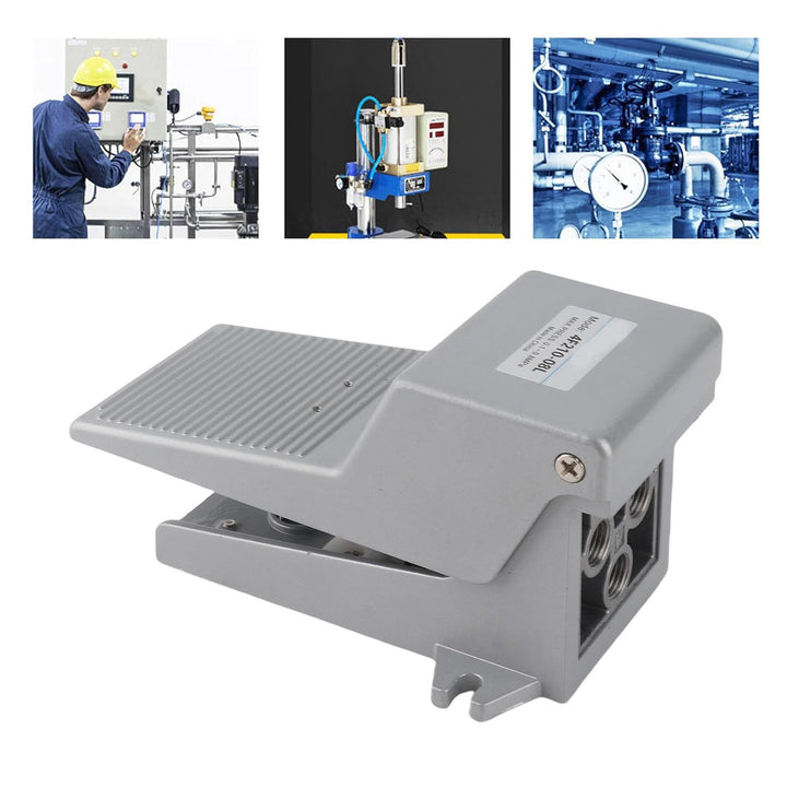 Fussventil Pneumatisches FussPedalventil-Kit FussPedal-Luftventil 2-Positionen-5-Wege-Aluminiumpedal