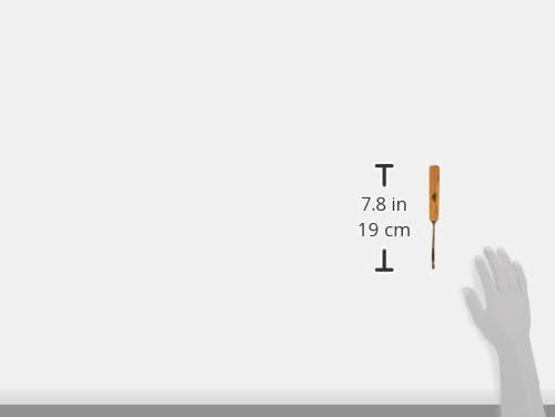 STUBAI Stemmeisen Stechbeitel Serie 52 - Form 14 | Gebogenes Hohleisen 5 mm, mit Holzgriff, zum Vors