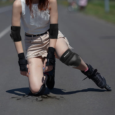 EULANT Inline Skate Schoner für Jugendliche und Erwachsene,Knieschoner / Ellbogenschützer / Handgele