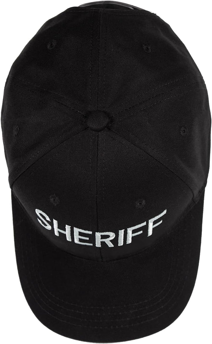 Black Snake SWAT FBI Security Police Agenten Kostüm Einsatzweste und Baseball Cap M-L SHERIFF, M-L S