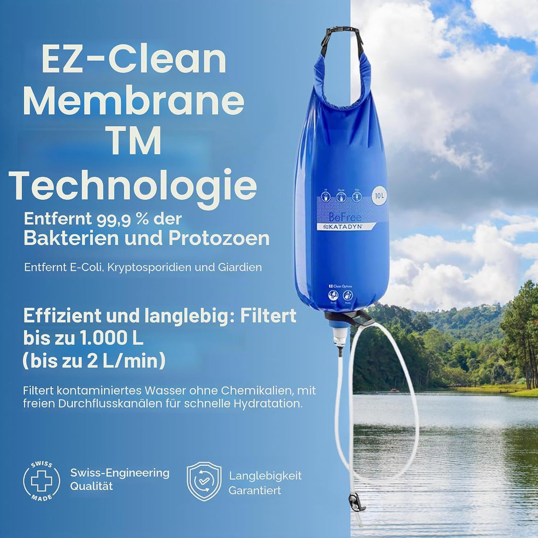 Katadyn BeFree Gravity Wasserfilter 10.0 Liter, 10.0 Liter