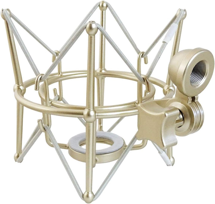 keepdrum Mikrofonständer mit Galgen + Universal Mikrofonspinne für diverse Mikrofone