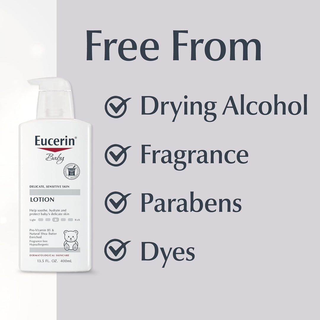Bébé, Lotion, Sans Parfum, 13,5 fl oz (400 ml) Eucerin