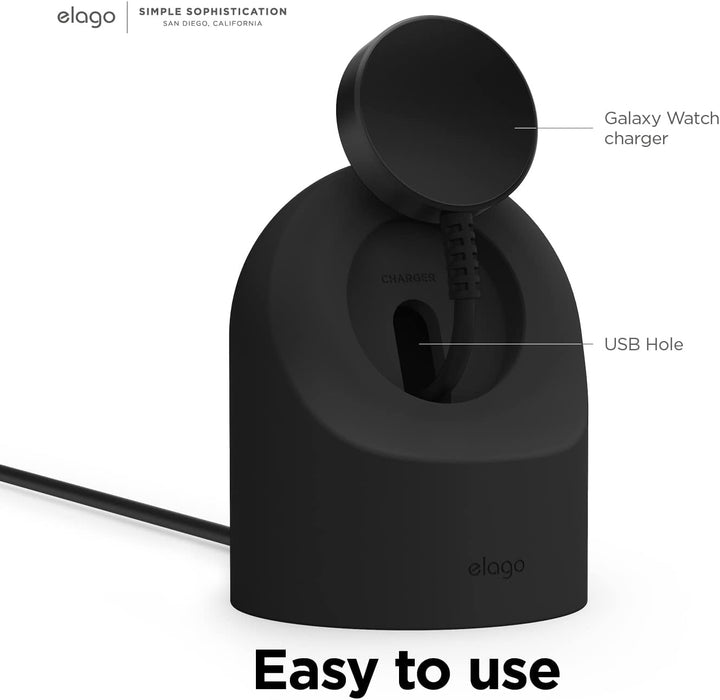elago Ladestation für Samsung Galaxy Watch 8/8 Classic/7/Ultra/6/6 Classic/5/5 Pro [40/43/44/45/47mm