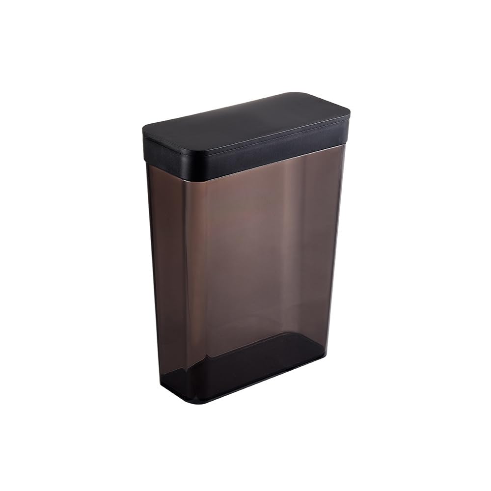 YAMAZAKI Vorratsdose Vorratsbehälter, Polystyrol, Schwarz, One Size Einheitsgrösse Schwarz, Einheits